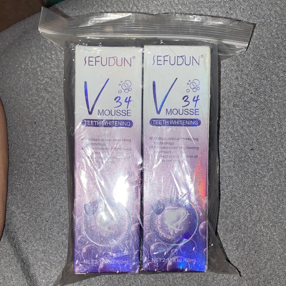 SEFUDUN V34 Mousse Teeth Whitening Set